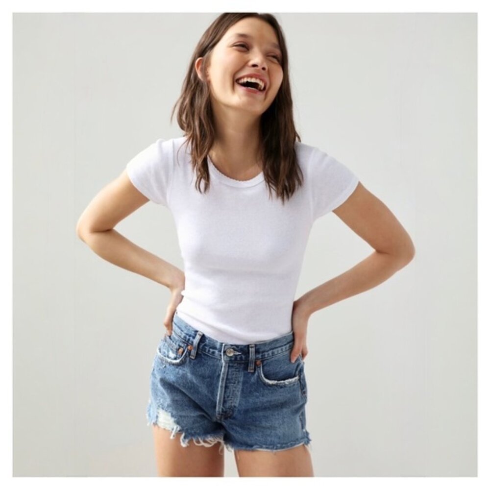 AGOLDE • Parker Short in Rock Steady • 24